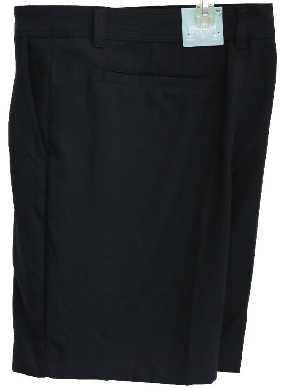 Magellan Outdoor Mens Fishing Shorts 44 Black Water Repellent Hiking Stretch NWT